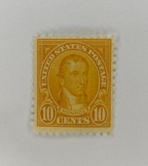 U.S. Monroe #562 10 cent orange stamp 1920 Mint Unused OG NH M205