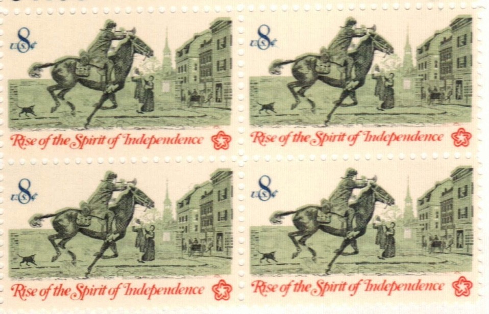 United States 8¢ Colonial Post Currier Rider Postage Stamp #1478 Pack of 100