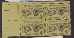 Lot of 8 US 4 and 5 Cent Postage Stamps 1960-1965 #1265 #1152 #1249 #1201 #1233