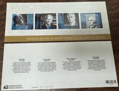 # 4422 Supreme Court Justices 2009 US Stamp sheet pane MINT NH .44 We the People