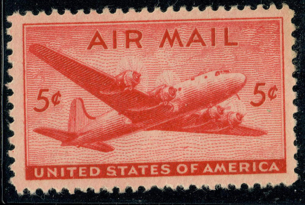 USA – 1946 – Airmail – DC-4 Skymaster – 5¢ – #3154