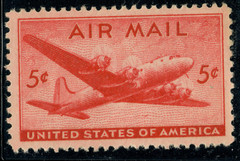 USA – 1946 – Airmail – DC-4 Skymaster – 5¢ – #3154