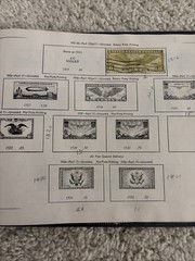 Vintage 1930s U.S. Stamp Album – 1893 Columbians, Prexies, Airmail & Philippines