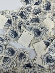 Cancelled Vintage US Presidents Stamp Lot George Washington 5 cent Liberty