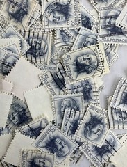 Cancelled Vintage US Presidents Stamp Lot George Washington 5 cent Liberty