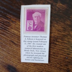 USA 1947 🤩 100th Anniversary of the Birth of Thomas A. Edison – MNH 😎 Sc. #945