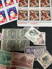 Lot of VTG Unused US Stamps, $19.50 Face Value, 3¢, 4.5¢, 5¢, 20¢, 22¢, 25¢, 29¢