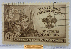 USA Postage Boy Scouts of America 3 Cents Stamp – #S42156NQ