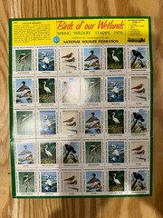 1976 National Wildlife Federation «Birds of our Wetlands» spring wildlife stamps
