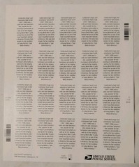 US 2010 SC 4463 44c Kate Smith – Full Sheet of 20 – MNH Fresh