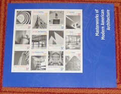 Three x 12 = 36 MASTERWORKS OF MODERN AMERICAN ARCHITECTURE 37¢ US Stamps # 3910