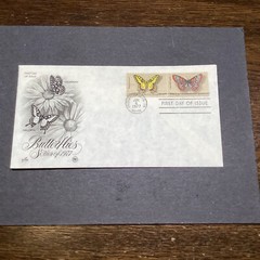 First Day of Issue-1977- Butterflies-Cover-US