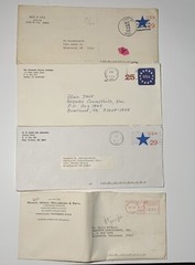 On Paper US Postage Stamp Cut Offs 80s-90s