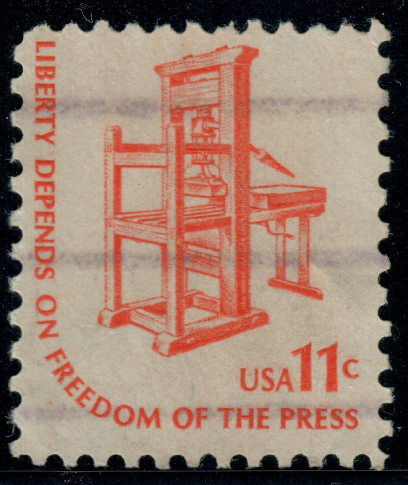 USA – 1975 – Americana Issue – Printing Press – 11¢ – #3525