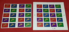 Combo 1 each Pane & Booklet x 20 = 40 Of REINDEER 33¢ US Stamps. USA # 3356-3363