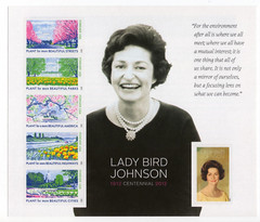 US 2012 SC 4716 Forever Lady Bird Johnson Sheet of 6 MNH Fresh