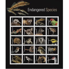 USPS Endangered Species First-Class Forever Stamps – Sheet of 20