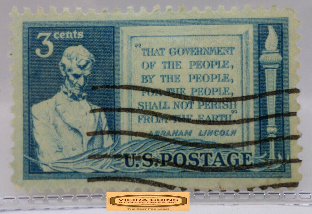 USA Postage Abraham Lincoln 3 Cents Stamp – #S42162NQ
