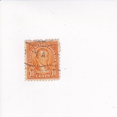 US Stamp MONROE YELLOW 10 CENTS 1926-28 PERF. 11 X 10 1/2 ROTARY PRESS (US)