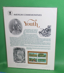 American Commemoratives Youth USPS Stamps Panel 251 October 07, 1985