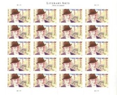 US SCOTT 5831 PANE OF 20 SAUL BELLOW STAMPS 3 OUNCE FOREVER MNH