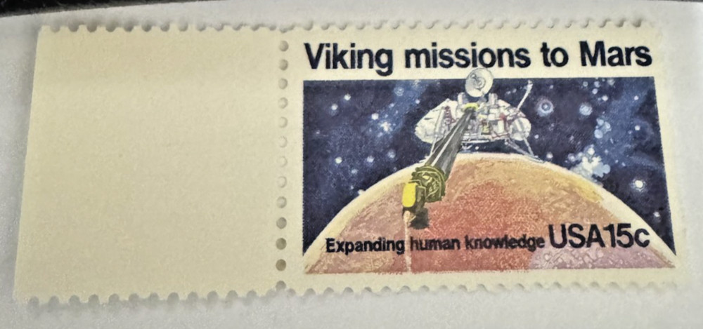 US Scott # 1759 Viking Missions to Mars 1978 15 Cent Stamp Mint Never Hinged