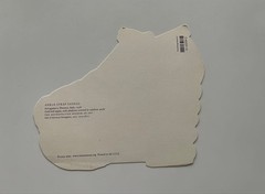 postcard Metropolitan Museum Ferragamo sandals high heels card