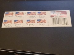 20 USPS 1st-Class FOREVER Stamps – Jutice Equality Freedom Liberty (COLLECTIBLE)