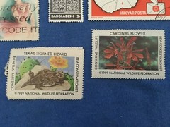 Vintage Collection of Stamps primarily from 1970s