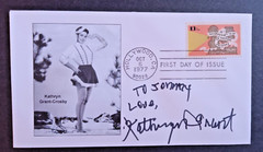Kathryn Grant Crosby signed First Day Of Issue Cover
