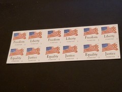 20 USPS 1st-Class FOREVER Stamps – Jutice Equality Freedom Liberty (COLLECTIBLE)