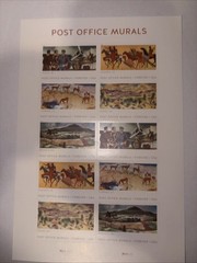 2019 US Scott# 5372-5376 Post office Murals Sheet of 10 Forever Stamps MNH