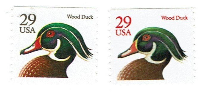 SCOTT 2484 – 2485 – VINTAGE WOOD DUCKS SET OF 2 – MNH