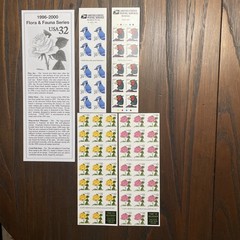 Flora And Fauna 1996-2000 Series Stamps. MNH. Scott 3048, 3049, 3050, 3052.