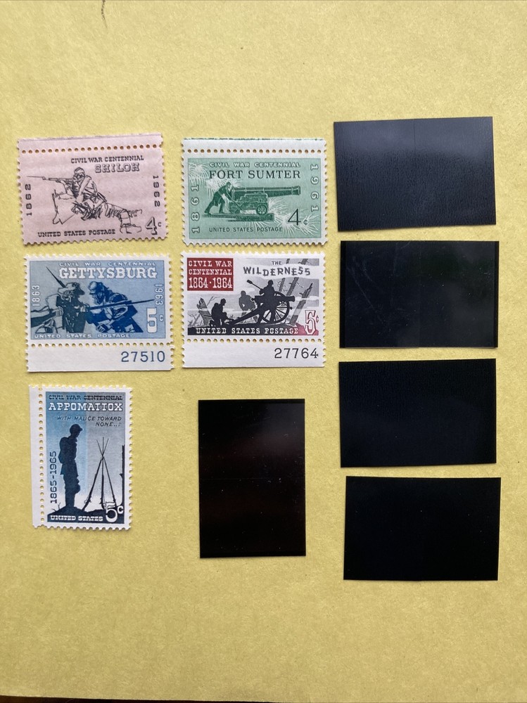 Civil War Series 1961-1965 ; 5 Stamps with Mounts MNH
