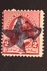 UNITED STATES POSTAGE STAMP 2 CENTS #207 FANCY STAR CANCEL US