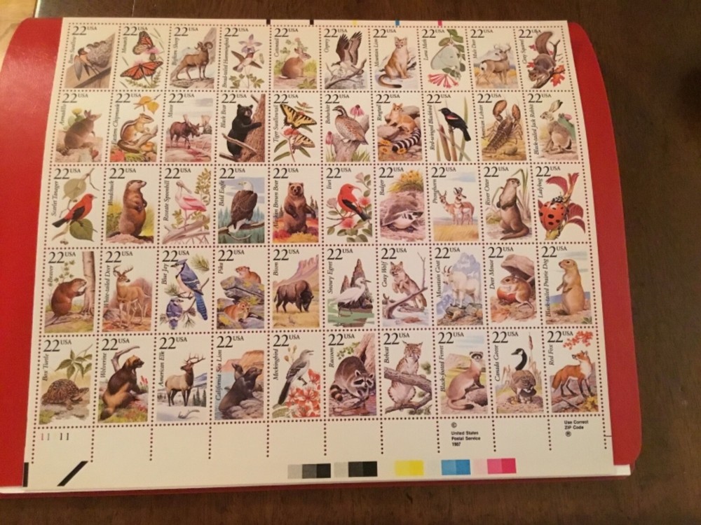 1987 American Wildlife Stamps