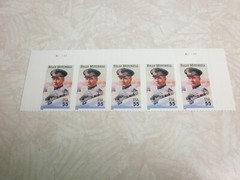 #3330 GENERAL WILLIAM «BILLY» MITCHELL Block of 5 55 Cent Postage Stamps Mint