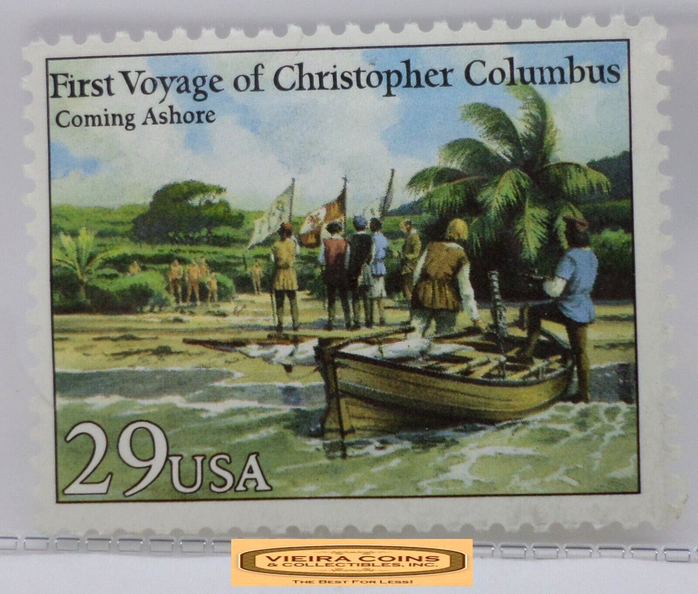 USA First Voyage of Christopher Columbus 29 Cents Stamp – #S40928NQ