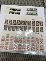 Lot of 284 Twenty Cent U.S. Postage Stamps (See Attached Pictures)