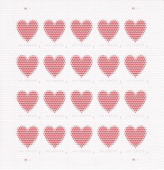 USPS Made of Hearts 2020 Forever Stamps – Sheet of 20 Postage Stamps