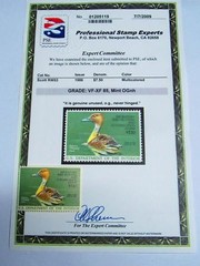 PSE Certified Stamp! 1986 U.S. DEPARTMENT OF INTERIOR $7.50 Stamps STP-117-IB
