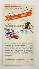 Patriotic Envelopes Gimbels Famous Stamp Department Americas Stamp Booklet HH436