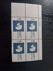Block Of Stamps Unused 8 Cents Antarcticic Treaty 1961-1971 US Postage