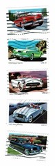 SCOTT 3931 – 3935 – AMERICA ON THE MOVE SET OF 5 BOOKLET STAMPS – USED