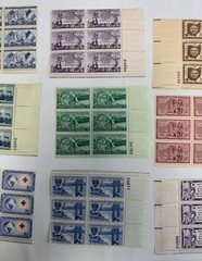 1952 US Commemorative Plate Block Collection MNH Scott 1012-1020-1026-103