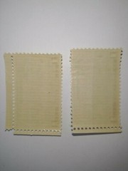 Lot of 2 1936 US Stamp Scott #790 Pair 1 Cent Jones/Barry UNUSED FREE SHIP #1