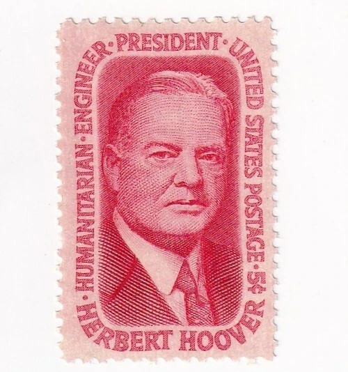 USA 1965 – HERBERT HOOVER, US PRESIDENT — MNH 5 Cents Stamp 😎 Scott #1269 😎