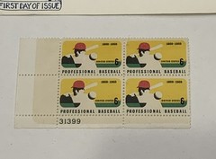 Lot of MLB Baseball Themed Postage Stamps Babe Ruth Roberto Clemente 1st Day…