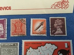Vintage Collection of Stamps primarily from 1970s
